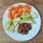 desayuno con frutas frescas