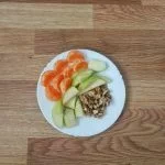 Desayuno saludable con frutas