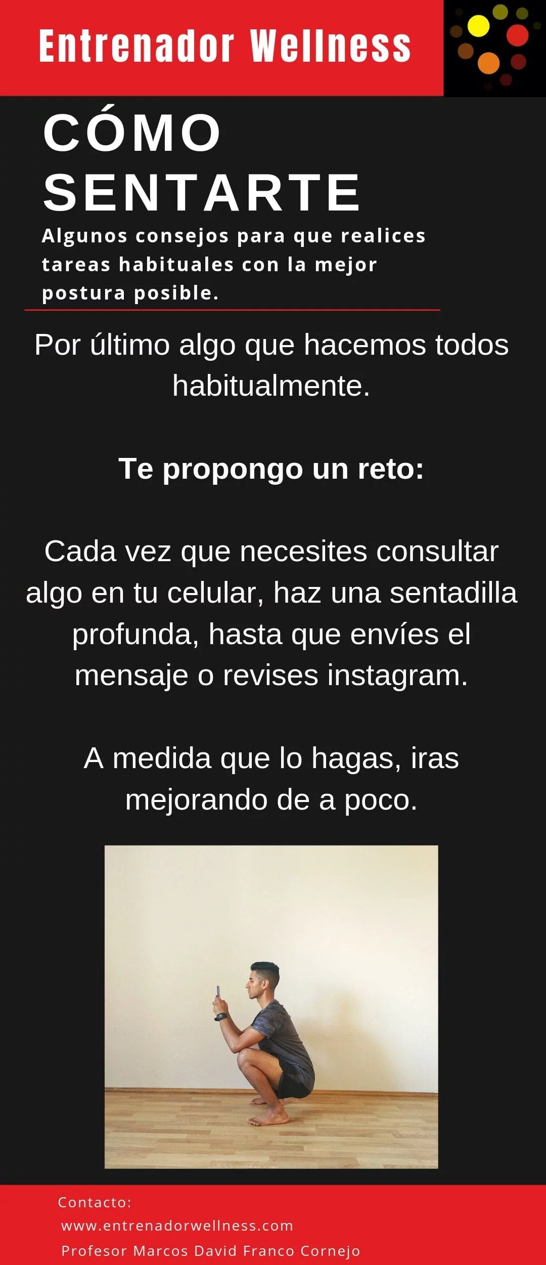 Reto sentadilla profunda adiós silla