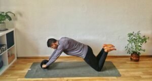 rueda abdominal principiantes