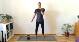 Posición de Rack con Pesas Rusas