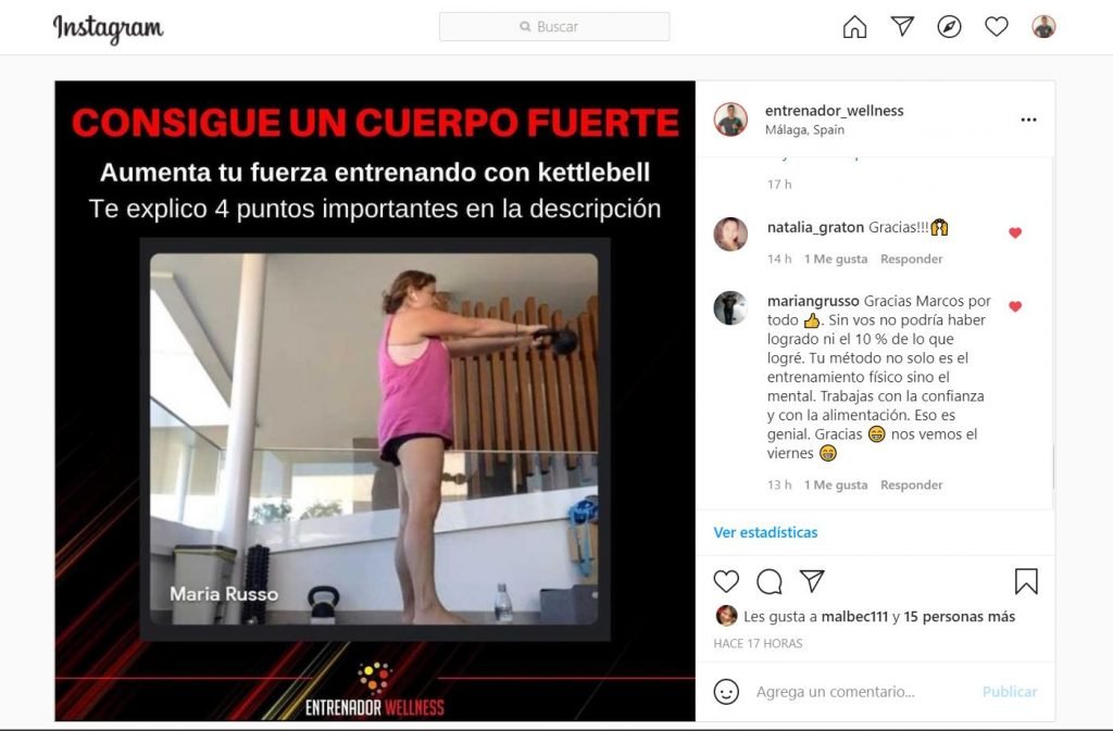 testimonio angie entrenador wellness