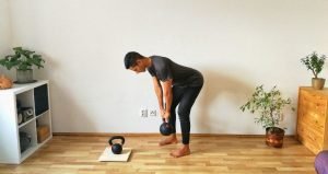 Entrena con kettlebell en casa