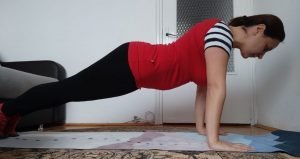 no puedo hacer flexiones de brazos